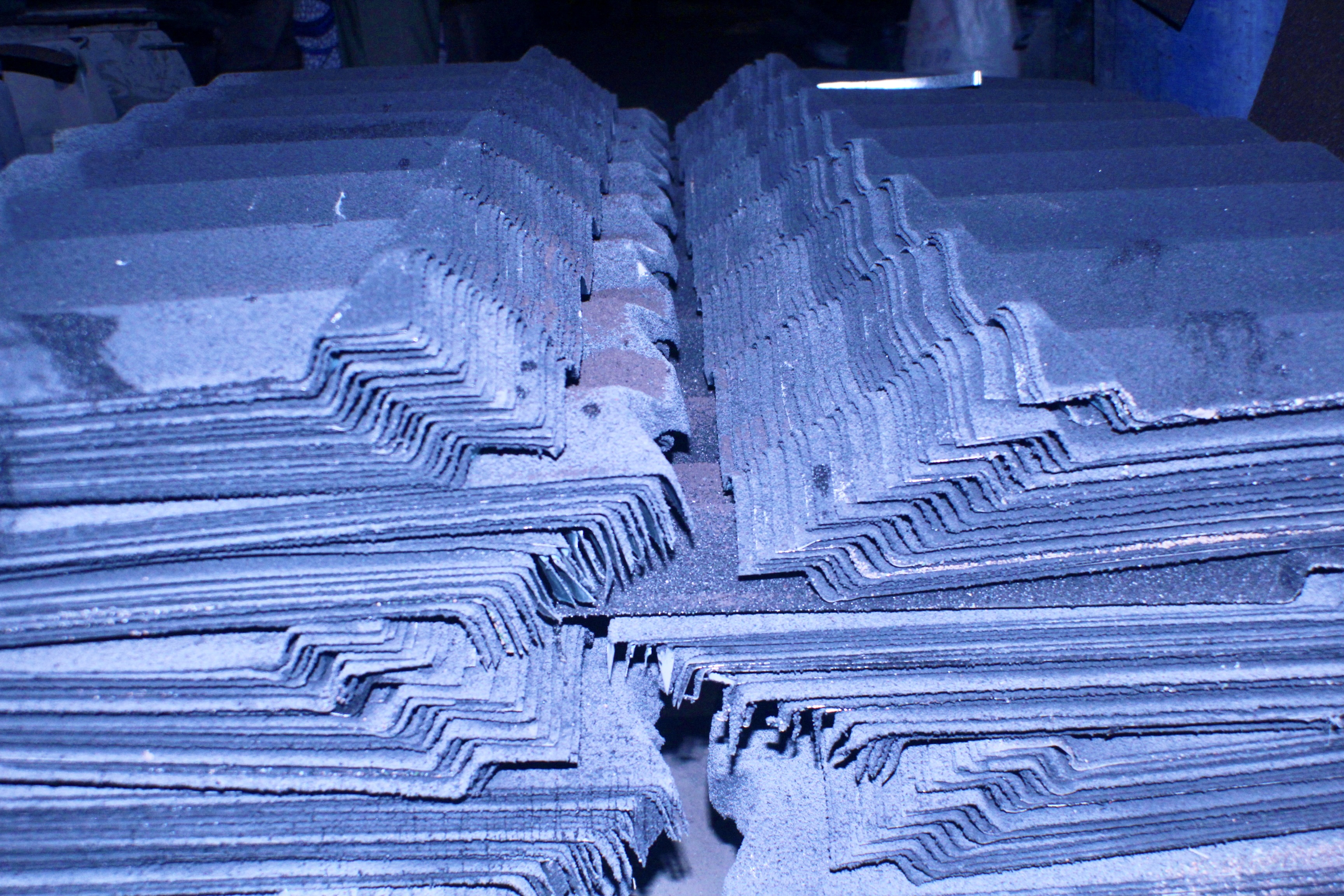 Finished Stone Coated Roof Tiles