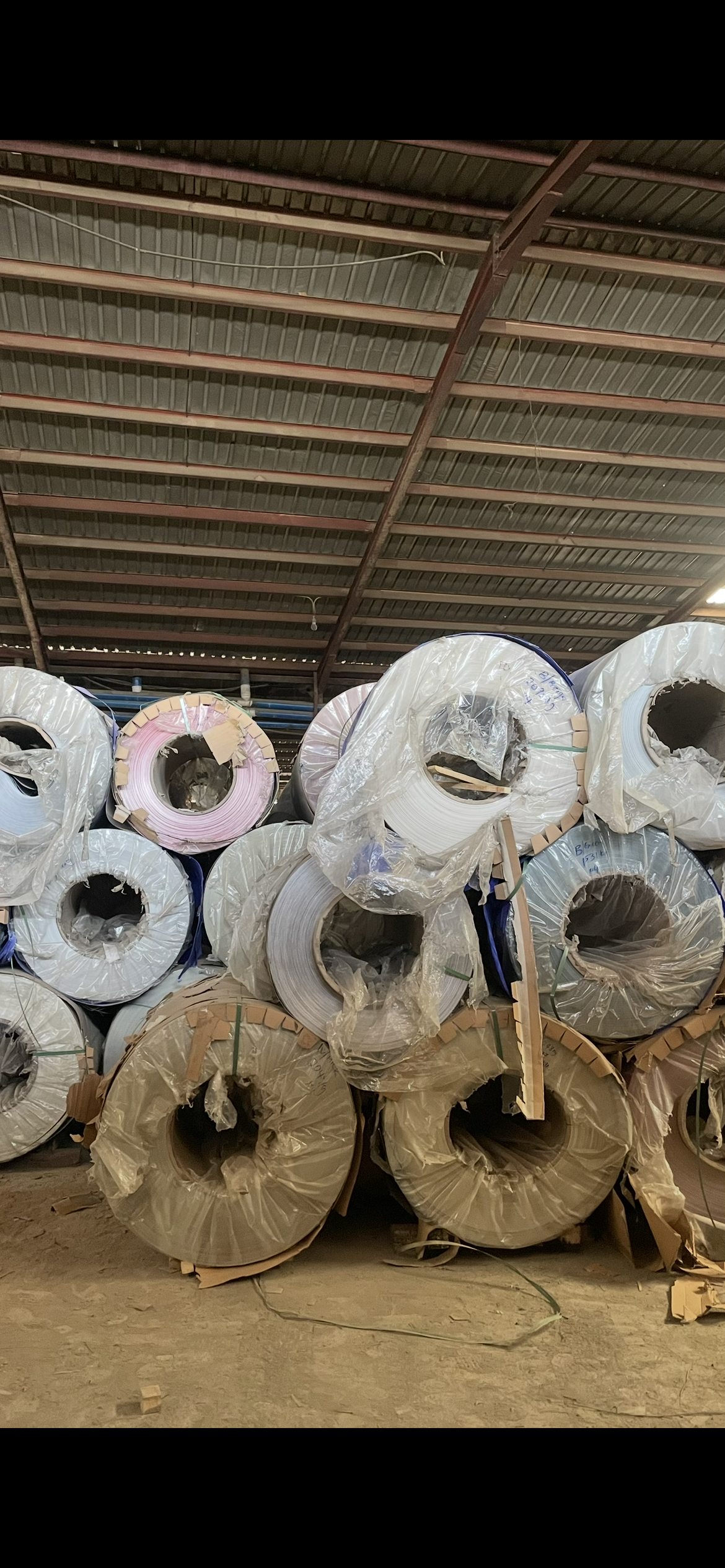 More Finished Oven Baked Aluminum Coated Product